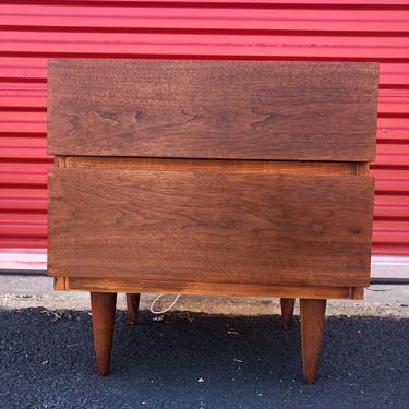 Mid Century Two Drawer Nightstand by Martinsville