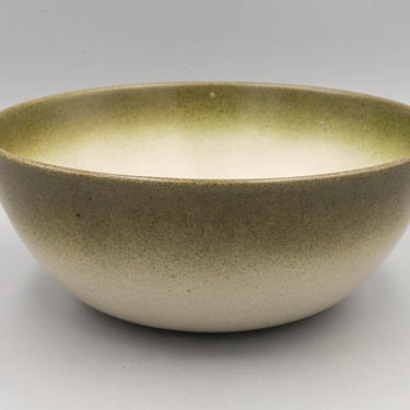 Heath Ceramics Serving Bowl, Sea and Sand | Vintage Green Ombre Vegetable Bowl | Mid Century Modern Dinnerware California Pottery 