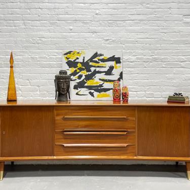 Extra Long MONUMENTAL Mid Century MODERN CREDENZA / media stand 