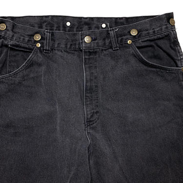Vintage 1970s KEY IMPERIAL Denim Work Pants ~ 33.5 W ~ Engineer / Carpenter ~ Jeans / Dungarees ~ Talon Zipper ~ 33 34 Waist 