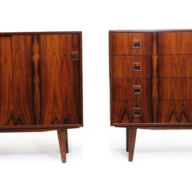 Pair of Brazilian Rosewood Cabinets