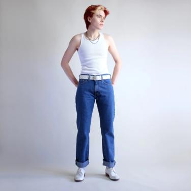Levis 505 Jeans, Vintage 90s Levi Jeans, High Waist Rise Classic Straight Leg Jeans, Levis Boyfriend Jeans, Mens Levis Size 29 x 32 