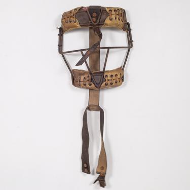 Ken-Wel Leather Catcher's Mask c.1940