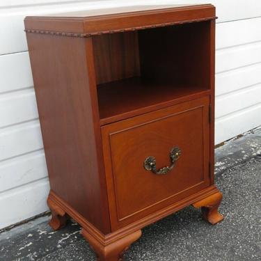 Mahogany Tall Nightstand Side End Table by Rway 2038