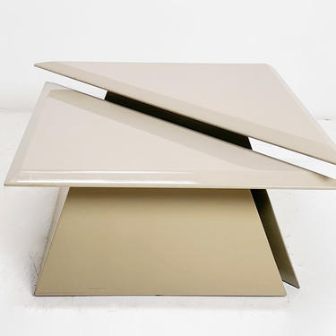 Lacquered Triangle Table Pair 