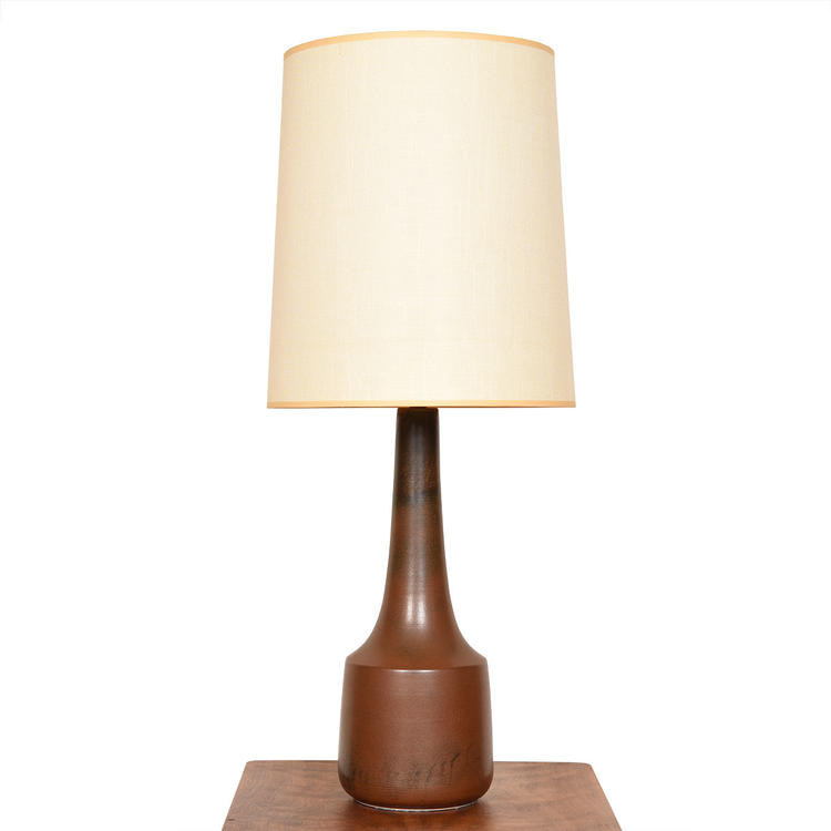 Mid Century Modern Ceramic Table Lamp by Bostlund