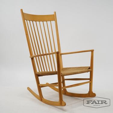Hans Wegner Model J16 Rocking Chair