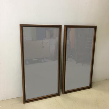 Pair of Mid Century Mirrors by Milo Baughman for Dillingham 