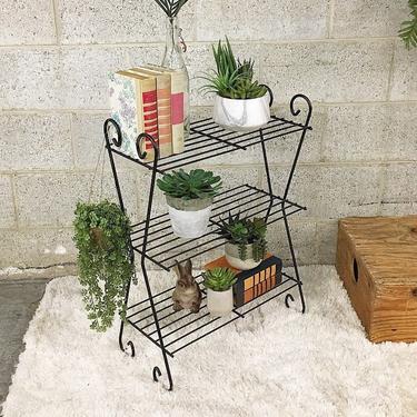 LOCAL PICKUP ONLY ------------- Vintage Metal Plant Stand 
