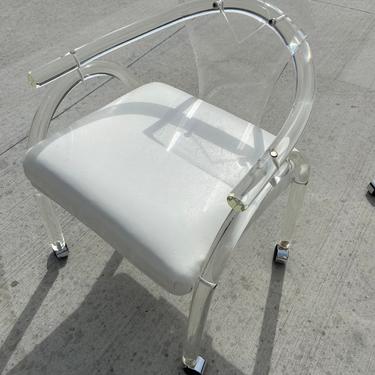 1970’s Lucite Arm Chair 
