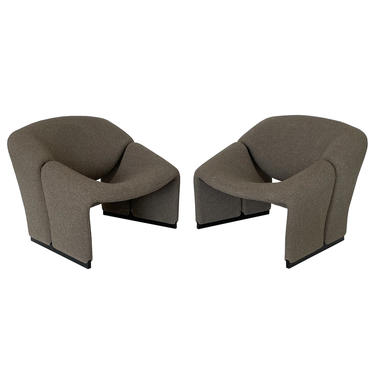 Pair of Pierre Paulin 1st Edition Groovy Chairs
