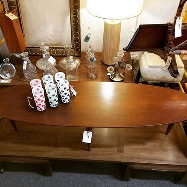                   Just in. Mid Century Modern surfboard coffee table. $275
