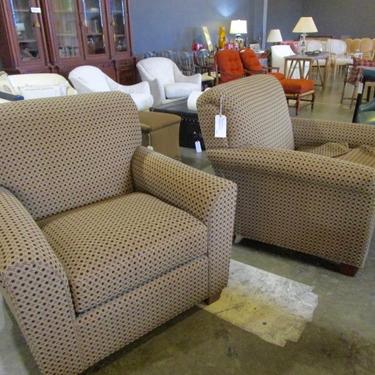 PAIR OF PARK PLACE CLUB CHAIRS PRICED SEPARATELY