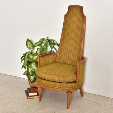 1970’s Original Vintage Throne Chair 
