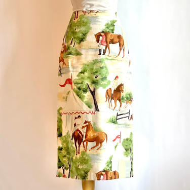 Equestrian Themed Skirt Size Medium 