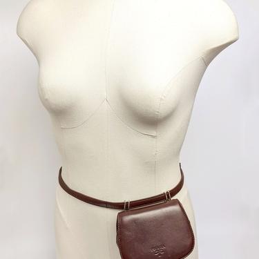 MINT! Prada Burgundy Leather Fanny Pack Belt Bag 