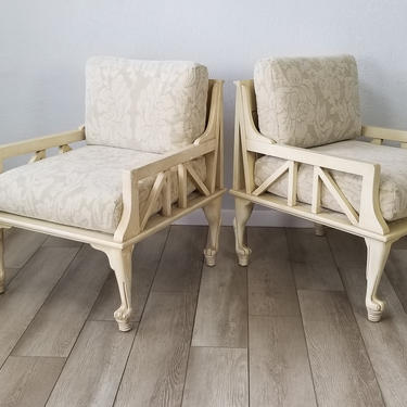 Upscale  John Hutton &amp;quot; THEBES &amp;quot; Club Chairs - A Pair . 