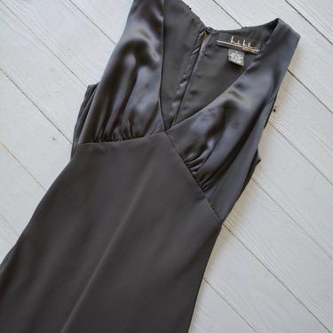 Vintage Nicole Miller / Vintage Nicole Miller dress / vintage silk black dress / vintage silk black formal dress / vintage 90s formal dress 