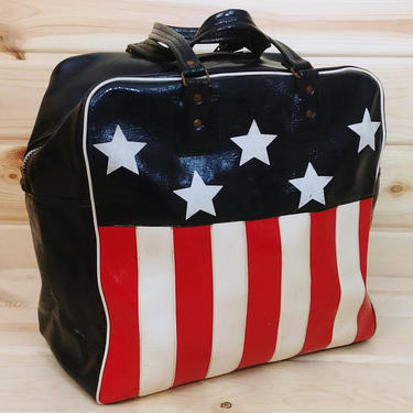 Tiger Brand American Flag Tote/Duffel/Bag 