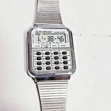 Vintage 80s Armitron Calculator Watch 