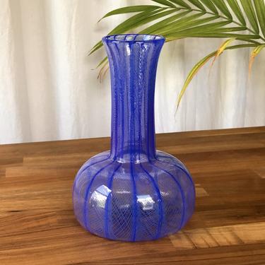 Blue Lace Vase