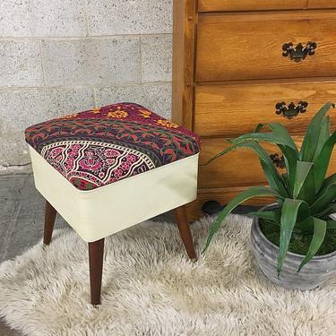 LOCAL PICKUP ONLY ----------- Vintage Storage Ottoman 