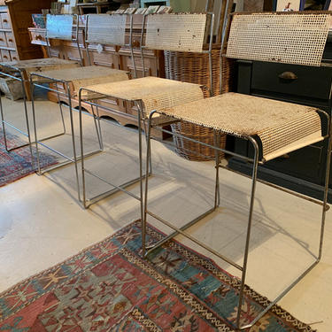 Set of 4 vintage stools, $600.