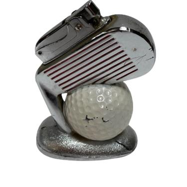Original 1950's Golf Ball and Club Lighter 