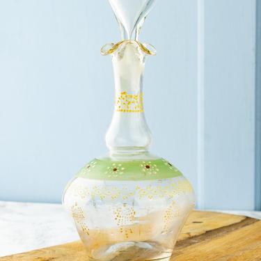 Antique Mouth Blown Glass Decanter
