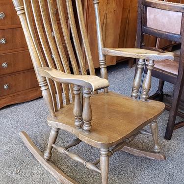 Item #AI1 Vintage American Oak Rocking Chair c.1920s