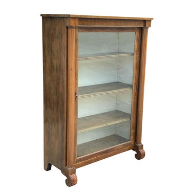 Conant Ball Bookcase Glass Front, Glass Front Bookcase Cabinet
