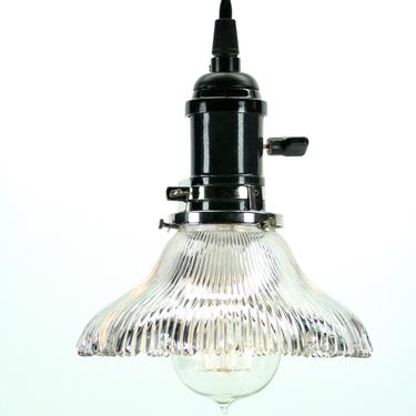 Holophane Pendant with Black Socket (Five Available) FREE SHIPPING 