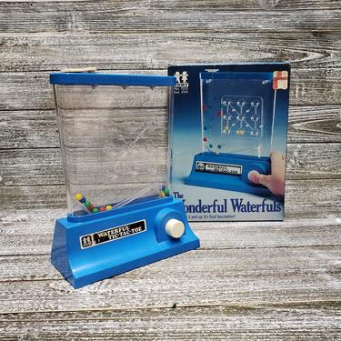 Vintage Wonderful Waterfuls Tic Tac Toe Game, 1970's Tomy Corp, Vintage Water Game w/ Original Box, Retro Skill Game, Vintage Toys &amp; Games 