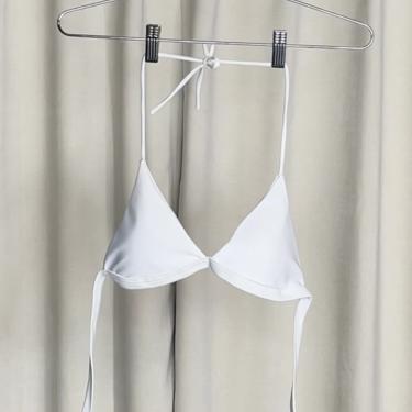 Vintage White Bikini Top