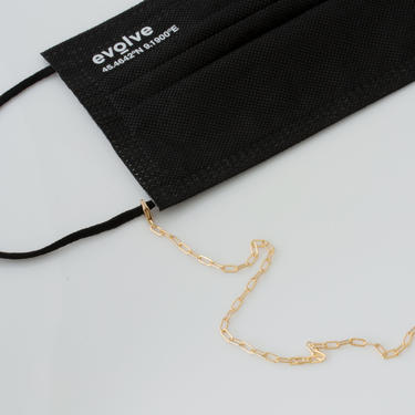 Face Mask Chain, 14K Gold Filled Chain Face Mask Necklace, Mask Holder, Mask Lanyard, Paperclip Chain Necklace Mask Chain, Gold Necklace 