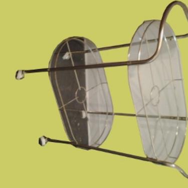 Two-tier Oval Rolling Bar Cartin Gold ~ $295