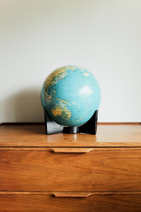 Vintage globe Crams 12 inch Terrestrial Globe 