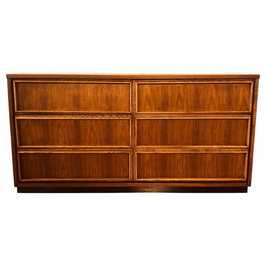 1960s Bassett Furniture Walnut Low Dresser by 2bModern