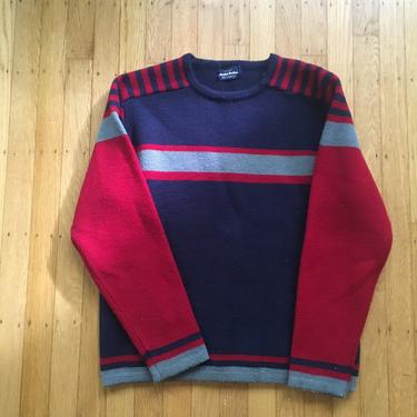 90's Vintage Striped Sweater 