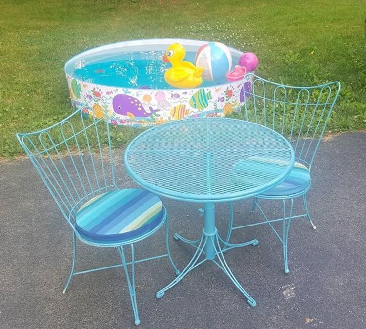 Patio Table with matching Chairs, 