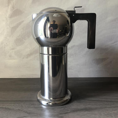 Vintage La Pavoni Coffee Maker ,Stove Top Coffee Espresso Maker Cini Boeri La Pavoni OPERA 1989 Design 