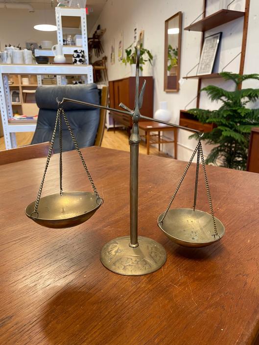 Brass Scale of Justice