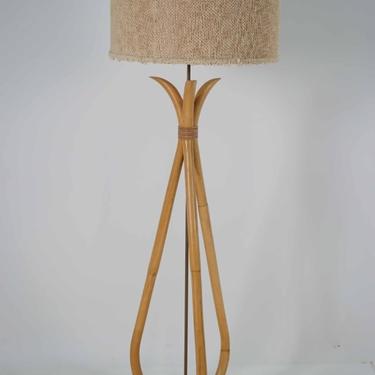 Tall Bamboo Floor Lamp