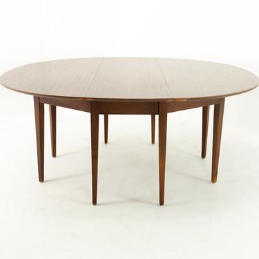 Mid Century Formica Top Drop Leaf Dining Table 