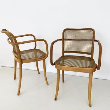 1960s Josef Hoffmann Bentwood 811 Prague Arm Chair for Standing