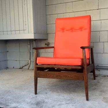 Midcentury Milo Baughman Style Rocking Chair