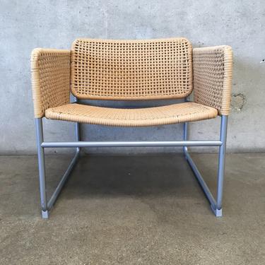 Woven Natural Fiber Lounge Chair