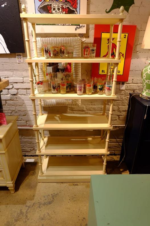 Faux bamboo etagere. $195. Miss Pixie's