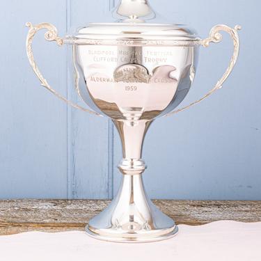 Vintage Silverplate Loving Cup Music Festival Trophy