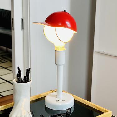 Vintage Baseball Cap Table Lamp